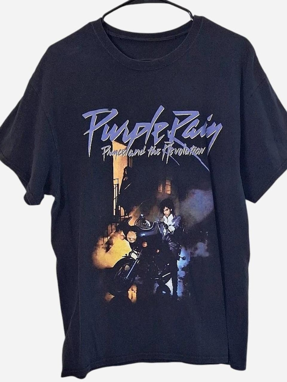 Prince Black Purple Rain Graphic Tee